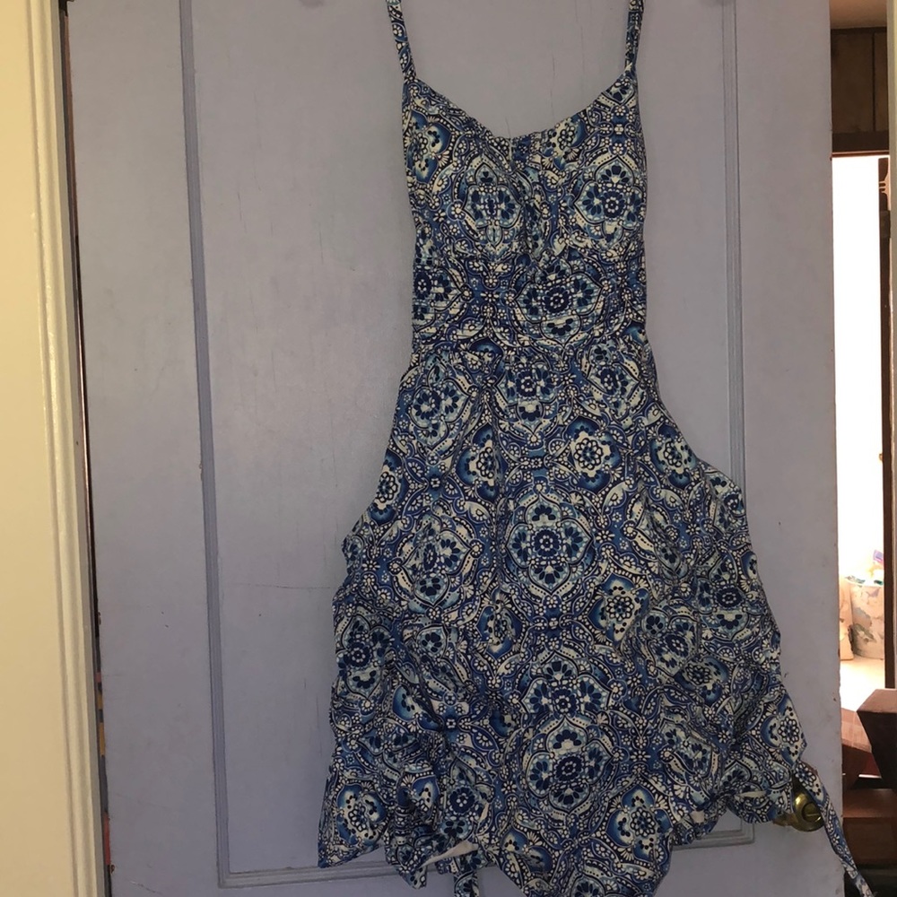 A Line midi ruffle dress